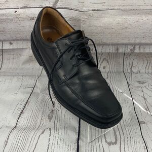 ECCO Shock Point Black Leather Men's Lace up Shoes
